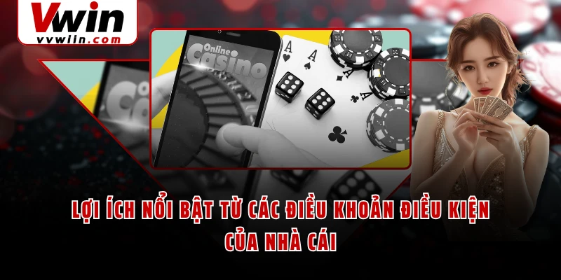 Lợi ích nổi bật từ các điều khoản điều kiện của nhà cái
